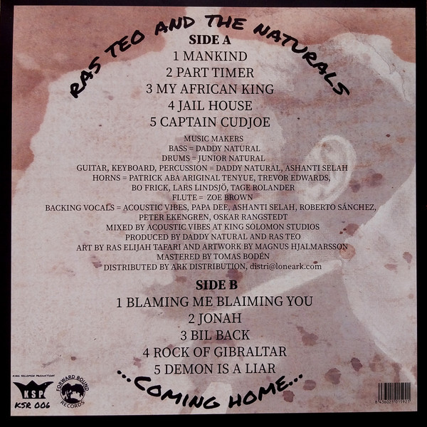 Ras Teo , The Naturals - Coming Home | King Solomon (KSR006) - 2 Ras Teo , The Naturals - Coming Home | King Solomon (KSR006) - 2
