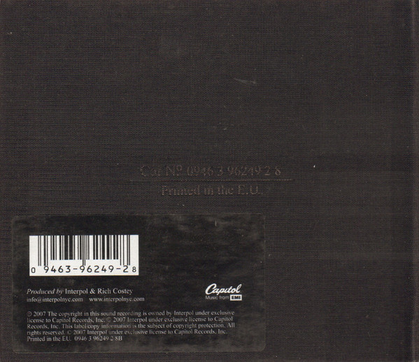 Interpol - Our Love To Admire | Capitol Records (0946 3 96249 2 8) - 2