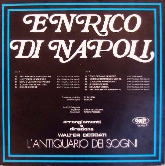 Enrico Di Napoli - L'Antiquario Dei Sogni | Gulp! (SIL 1142) - 2 Enrico Di Napoli - L'Antiquario Dei Sogni | Gulp! (SIL 1142) - 2