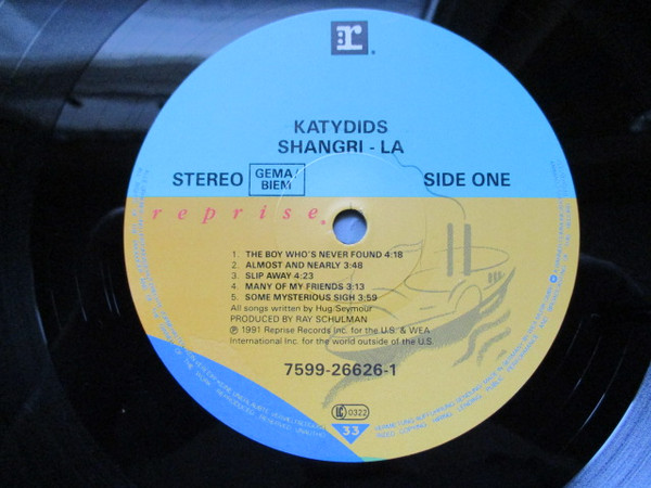 Katydids - Shangri-la | Reprise Records (7599-26626-1) - 3 Katydids - Shangri-la | Reprise Records (7599-26626-1) - 3