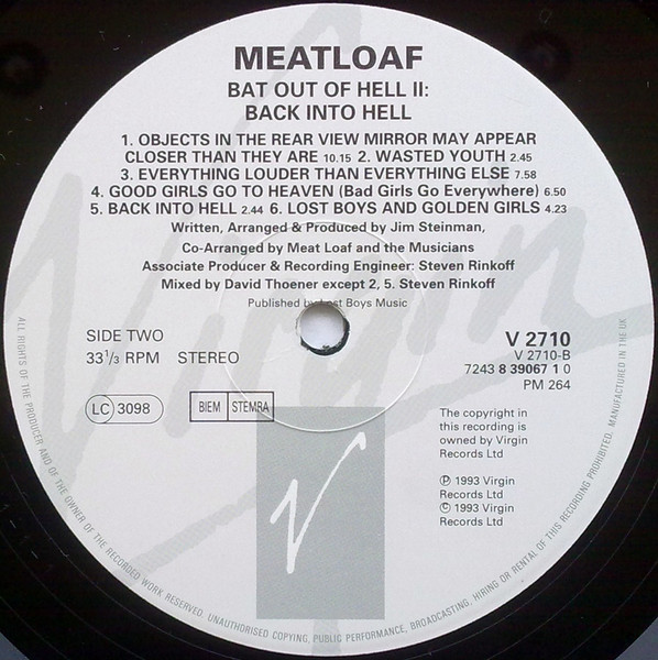 Bat Out Of Hell II: Back Into Hell