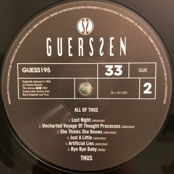 Thus - All Of Thus | Guerssen (GUESS195) - 4 Thus - All Of Thus | Guerssen (GUESS195) - 4