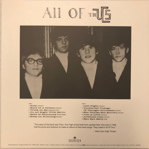 Thus - All Of Thus | Guerssen (GUESS195) - 2 Thus - All Of Thus | Guerssen (GUESS195) - 2