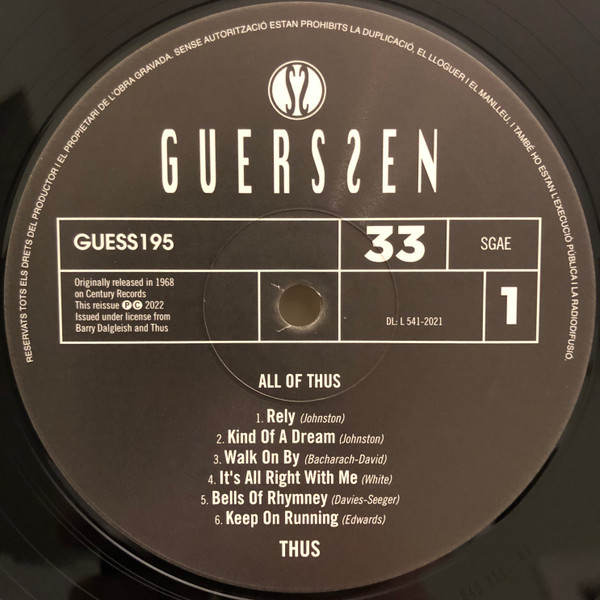 Thus - All Of Thus | Guerssen (GUESS195) - 3 Thus - All Of Thus | Guerssen (GUESS195) - 3