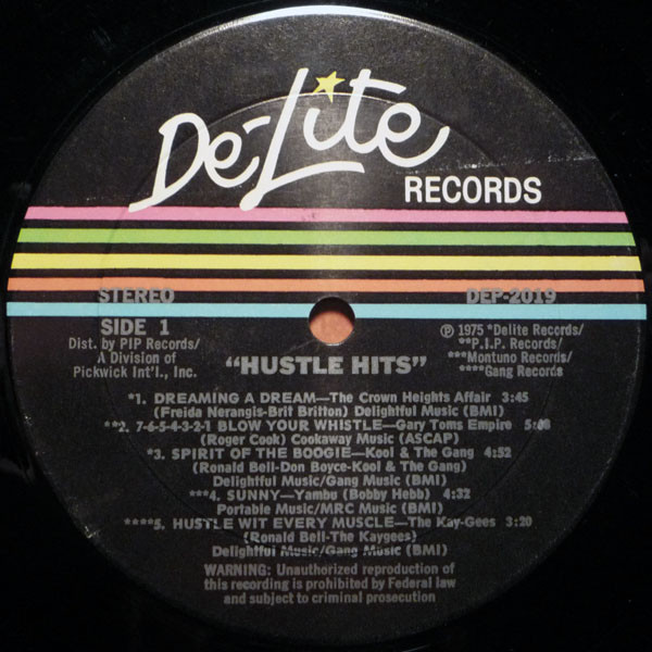 Various - Hustle Hits | De-Lite Records (DEP-2019) - 3 Various - Hustle Hits | De-Lite Records (DEP-2019) - 3