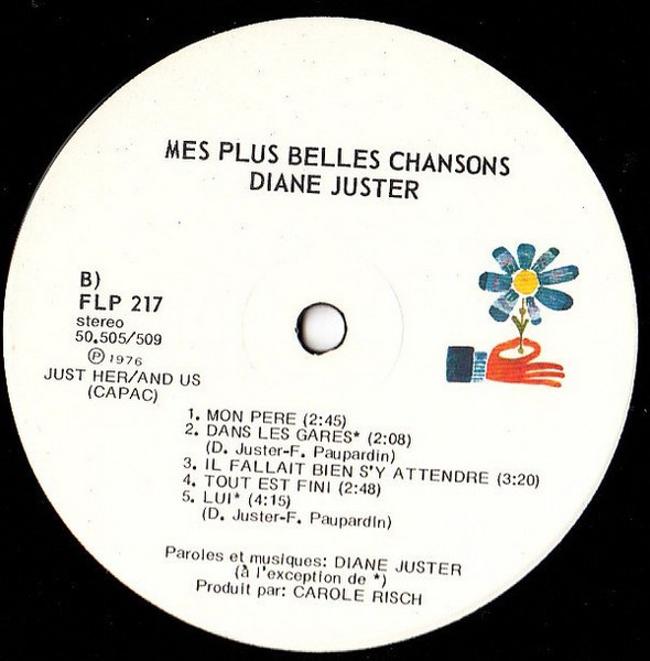 Diane Juster - Mes Plus Belles Chansons | Fleur (FLP-217) - 4
