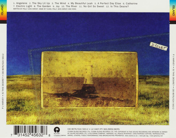 PJ Harvey - Is This Desire? | Island Records (CID 8076) - 2