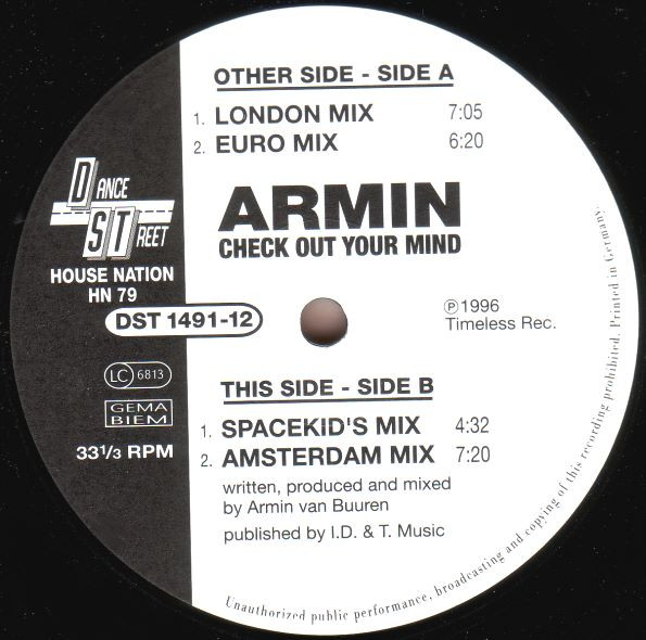 Armin van Buuren - Check Out Your Mind (Remixes) | House Nation (HN 79) - main
