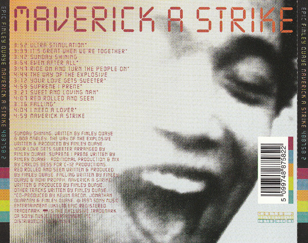 Finley Quaye - Maverick A Strike | Epic (488758 2) - 3