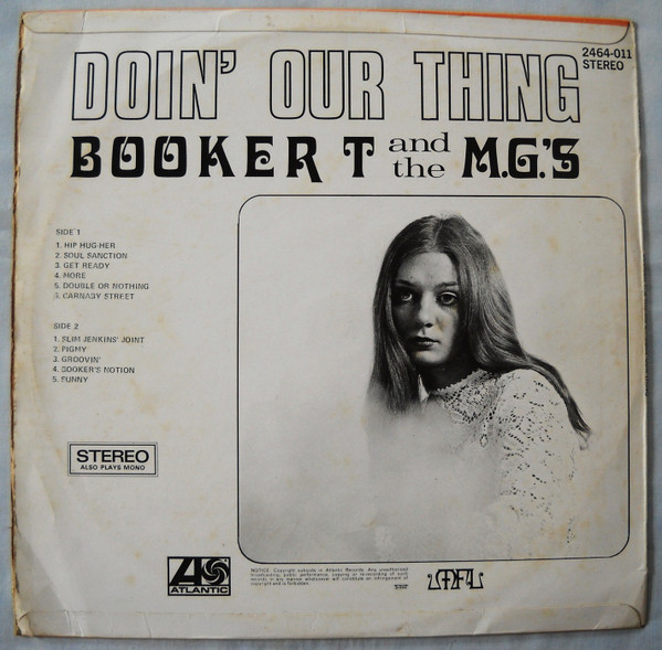 Booker T & The MG's - Doin' Our Thing | Atlantic (2464-011) - 3