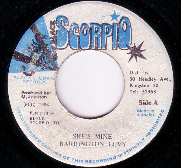 Barrington Levy - She's Mine | Black Scorpio (none)