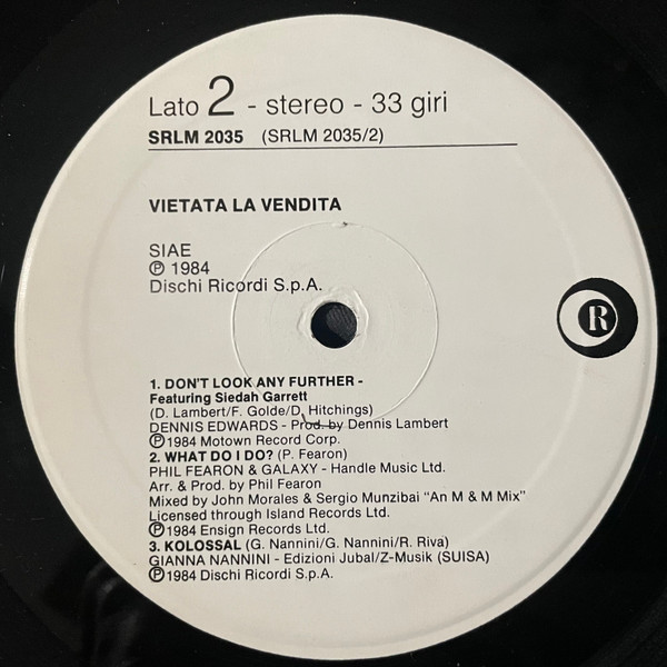 Various - Untitled | Ricordi (SRLM 2035) - 2