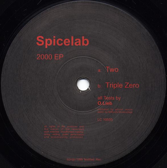 Spicelab - 2000 EP. | Testified (TESTIFIED 99001) - 2