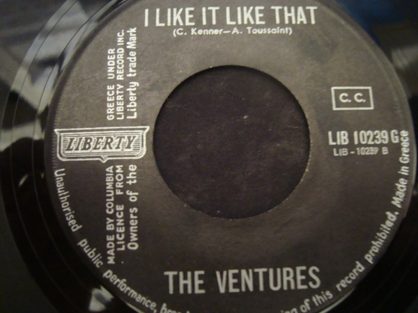 The Ventures - A Go Go Dancer / I Like It Like That | Liberty (LIB 10239 G) - 2