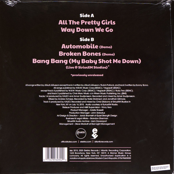 Kaleo - All The Pretty Girls Ep | Elektra Records (075678603020) - 4 Kaleo - All The Pretty Girls Ep | Elektra Records (075678603020) - 4