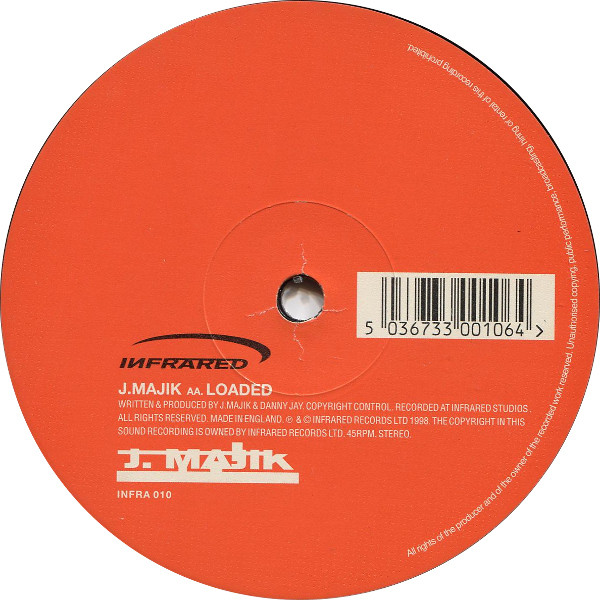 J Majik - Manhunt / Loaded | Infrared (INFRA 010) - 3