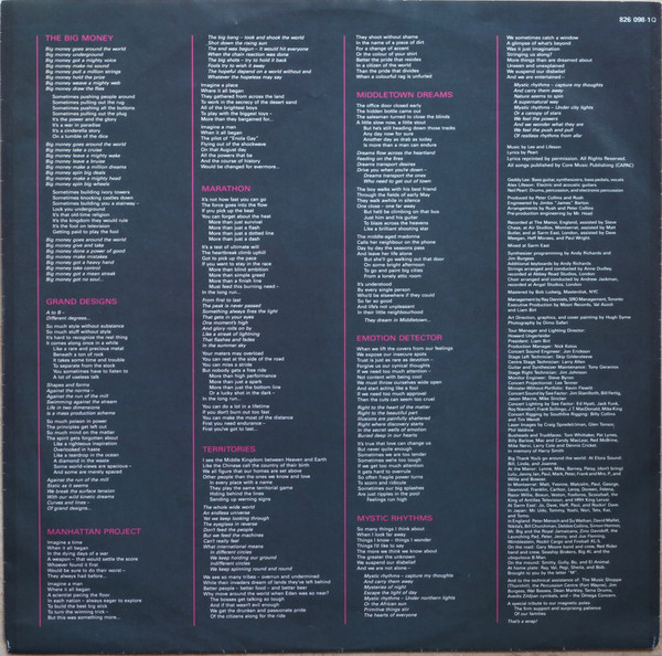 Rush - Power Windows | Mercury (826 098-1Q) - 2