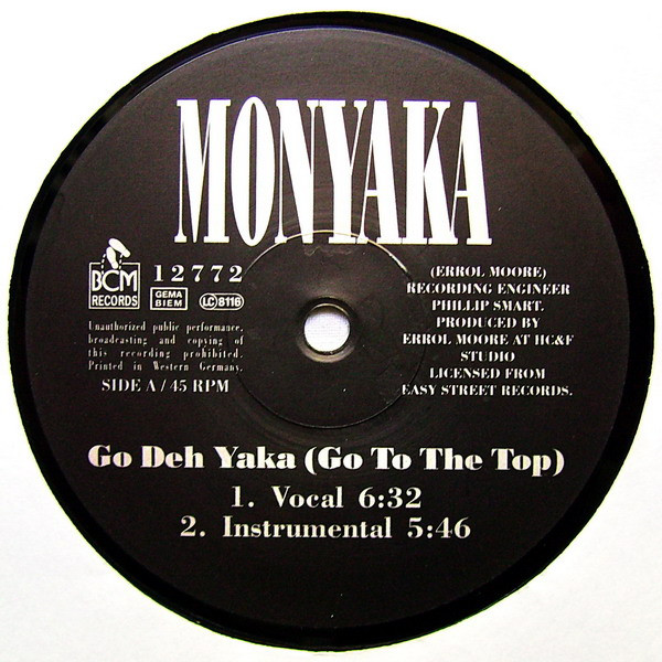 Monyaka - Go Deh Yaka (Go To The Top) | BCM Records (BCM 12772) - 3