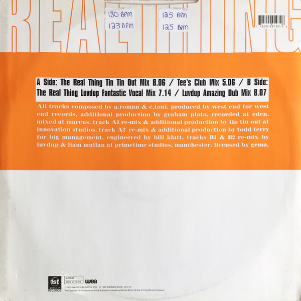 N.Y.G. Featuring Donovan Blackwood - The Real Thing | WEA (YZ883T) - main N.Y.G. Featuring Donovan Blackwood - The Real Thing | WEA (YZ883T) - main