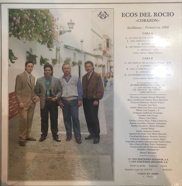 Ecos Del Rocío - Cantan Con El Corazon | Coliseum (D-01111) - 2