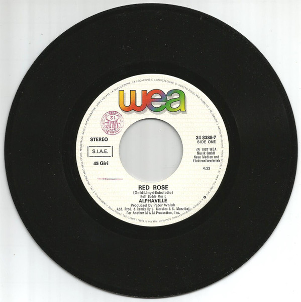Alphaville - Red Rose | WEA (248 388-7) - 3