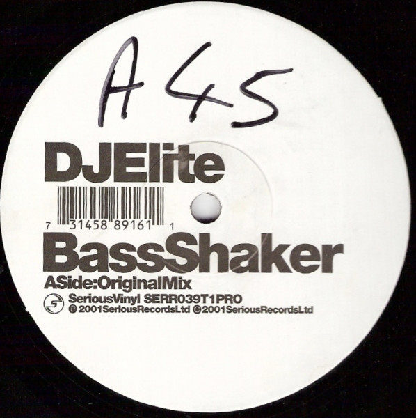 DJ Elite - Bass Shaker | Serious Records (SERR039T1PRO) - main