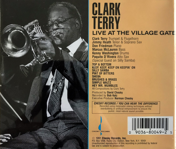 Clark Terry Special Guest Jimmy Heath - Live At The Village Gate | Chesky Records (JD49) - 2