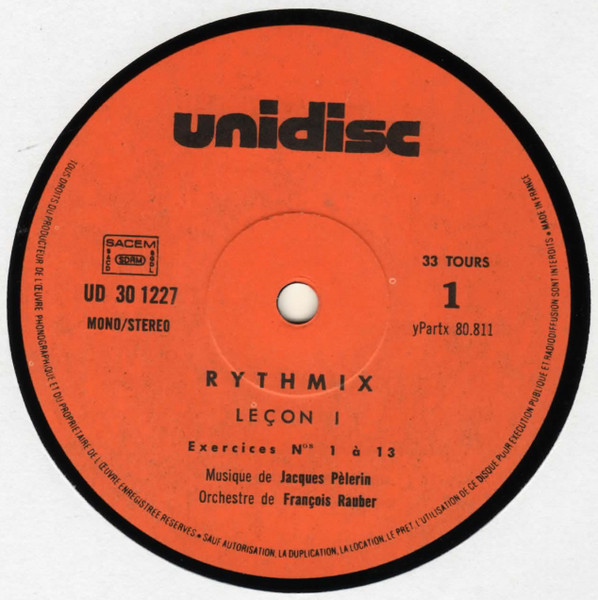 François Rauber - Rythmix 2 Variations Musicales Pour L'éducation Rythmique Et Motrice | Unidisc (UD 30 1227) - 4