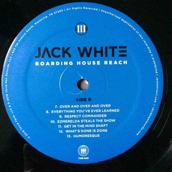 Jack White - Boarding House Reach [Vinyl] | Third Man Records (TMR-540) - 4