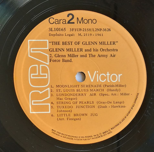 Glenn Miller And His Orchestra - Lo Mejor De Glenn Miller | RCA Victor (3L10165) - 4