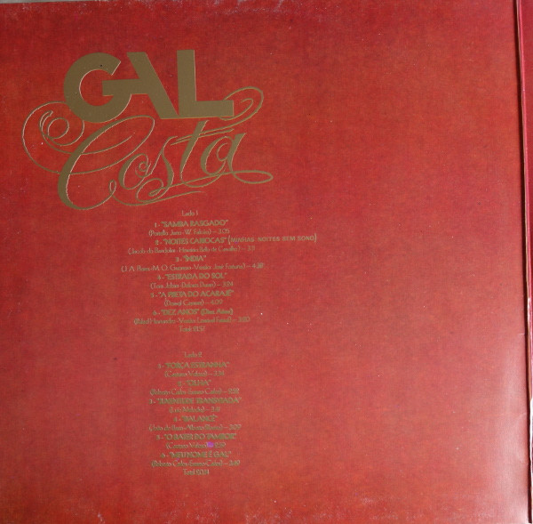 Gal Costa - Gal Tropical | Philips (6349 412) - 2