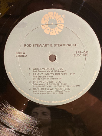 Rod Stewart & The Steampacket - Rod Stewart & Steampacket | Springboard (SPB-4063) - 3 Rod Stewart & The Steampacket - Rod Stewart & Steampacket | Springboard (SPB-4063) - 3