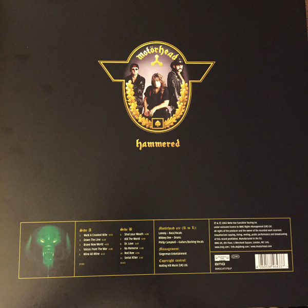Motörhead - Hammered | BMG (BMGCAT370LP) - 2
