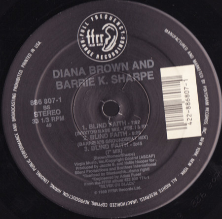 Diana Brown & Barrie K Sharpe - Blind Faith | FFRR (886 807-1) - 4