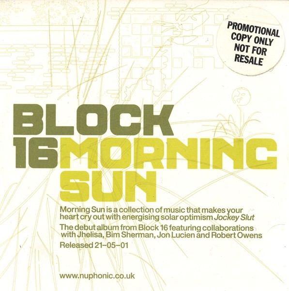 Block 16 - Morning Sun | Nuphonic (NUX163CD)