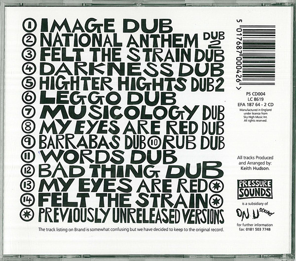 Keith Hudson - Brand | Pressure Sounds (PS CD004) - 2 Keith Hudson - Brand | Pressure Sounds (PS CD004) - 2