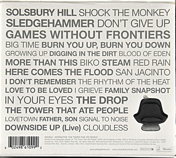 Peter Gabriel - Hit (2CD) [CD] | Real World Records (B000148602) - 2