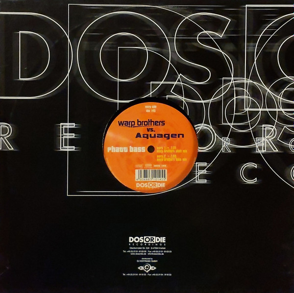 Warp Brothers Vs. Aquagen - Phatt Bass | Dos Or Die Recordings (DOS 145) - 4