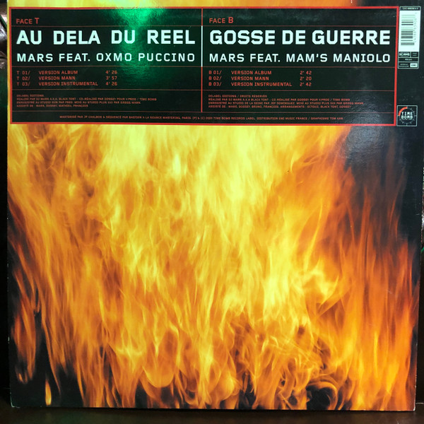 DJ Mars - Au Dela Du Réel / Gosse De Guerre | Time Bomb Records Label (7243 888390 6 8) - 2 DJ Mars - Au Dela Du Réel / Gosse De Guerre | Time Bomb Records Label (7243 888390 6 8) - 2