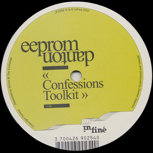 Danton Eeprom - Confessions Of An English Opium Eater | Infiné (_IF2006) - 2 Danton Eeprom - Confessions Of An English Opium Eater | Infiné (_IF2006) - 2