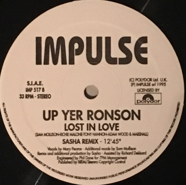 Up Yer Ronson - Lost In Love (Remixes) | Impulse (IMP 517)