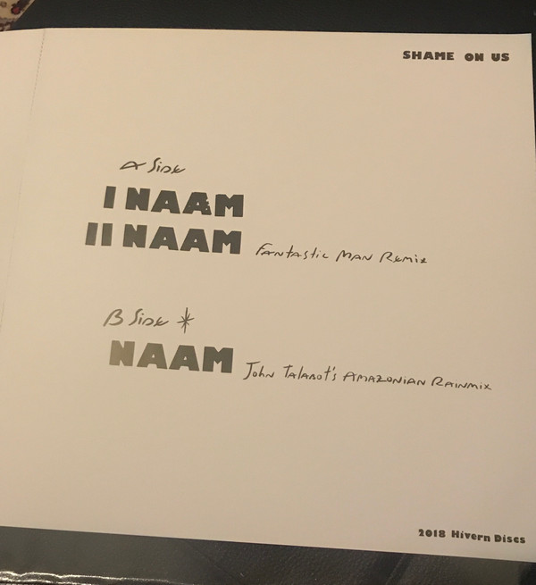Shame On Us - Naam | Hivern Discs (HVN045) - 2 Shame On Us - Naam | Hivern Discs (HVN045) - 2