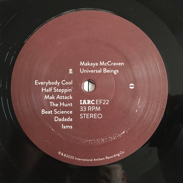 Makaya McCraven - Universal Beings E&F Sides | International Anthem Recording Company (IARC EF22) - 3