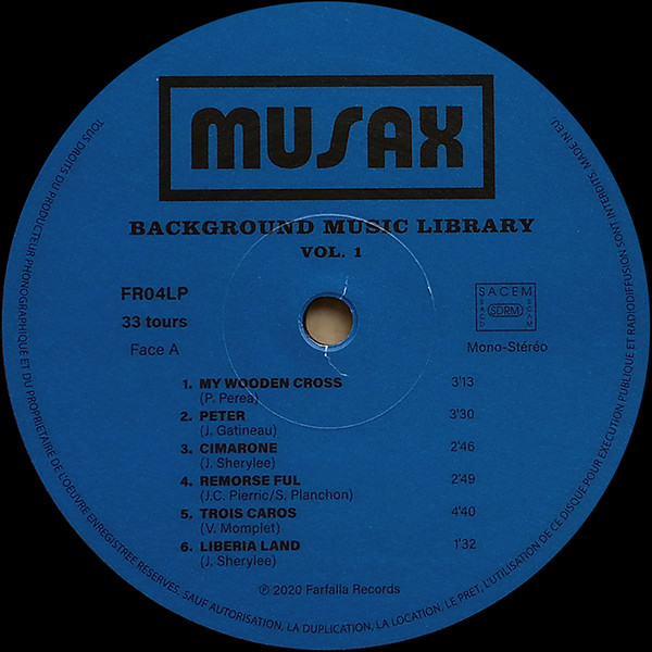 Various - Musax Background Music Library Vol. 1 | Farfalla Records (FR04LP) - 3 Various - Musax Background Music Library Vol. 1 | Farfalla Records (FR04LP) - 3