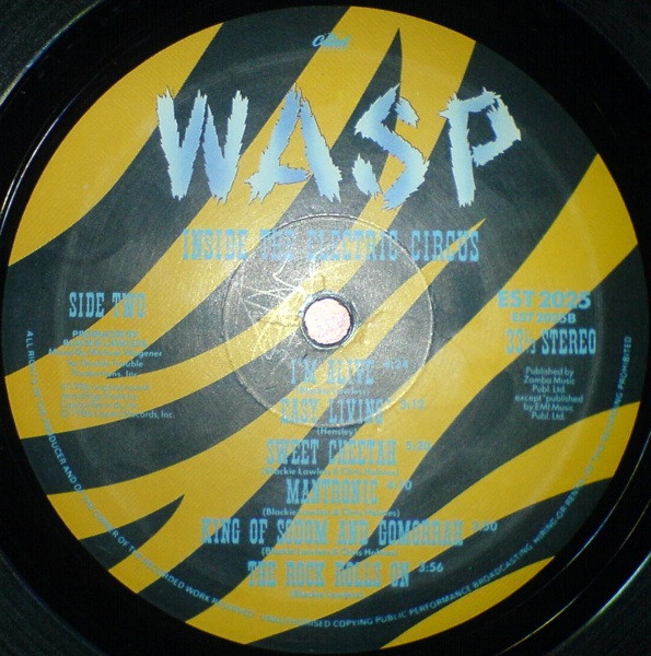 W.A.S.P. - Inside The Electric Circus | Capitol Records (EST 2025) - 4 W.A.S.P. - Inside The Electric Circus | Capitol Records (EST 2025) - 4