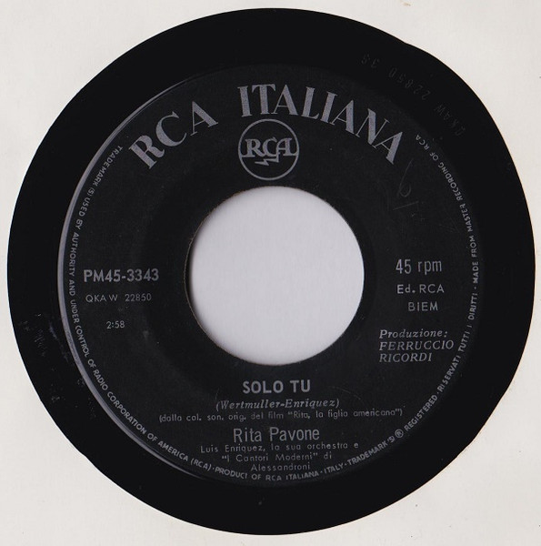 Rita Pavone - Stasera Con Te | RCA Italiana (PM45 3343) - 4 Rita Pavone - Stasera Con Te | RCA Italiana (PM45 3343) - 4