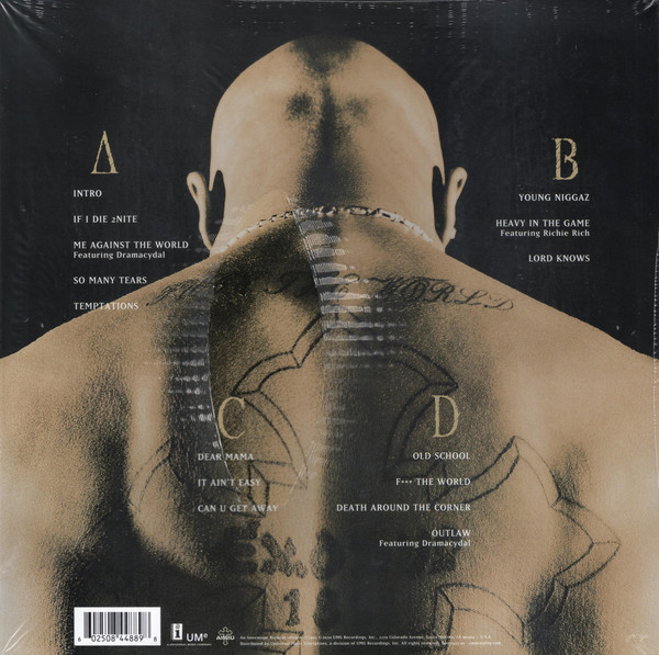 2Pac - Me Against The World | Interscope Records (B0031433-01) - 2 2Pac - Me Against The World | Interscope Records (B0031433-01) - 2