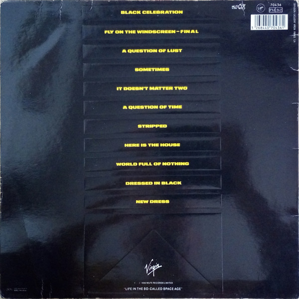 Depeche Mode - Black Celebration | Mute (70436) - 2