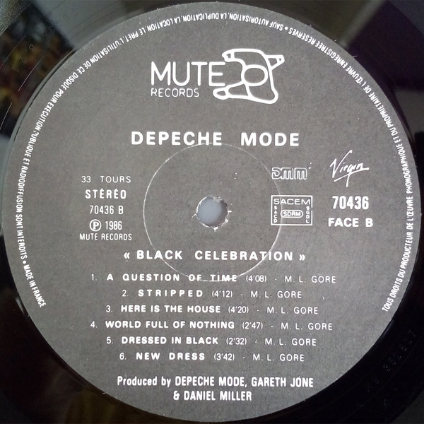 Depeche Mode - Black Celebration | Mute (70436) - 4