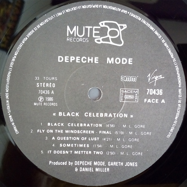 Depeche Mode - Black Celebration | Mute (70436) - 3